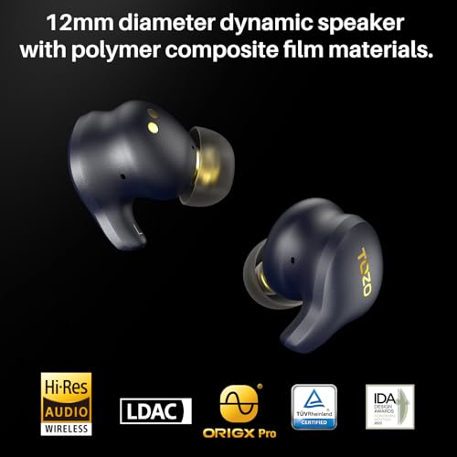TOZO Golden X1 Wireless Earbuds Galaxy Blue/Black: High-Fidelity Audio & Noise Cancellation for Music Lovers
TOZO Golden