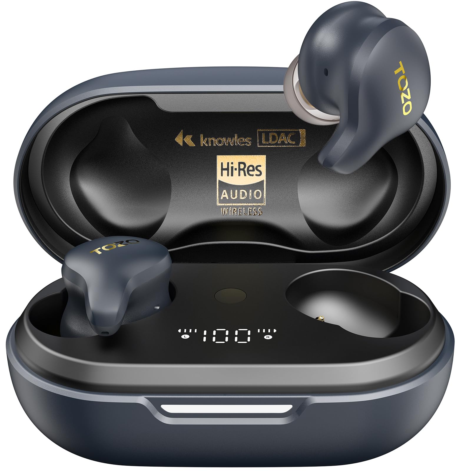 TOZO Golden X1 Wireless Earbuds Galaxy Blue/Black: High-Fidelity Audio & Noise Cancellation for Music Lovers
TOZO Golden